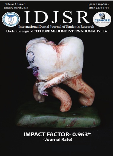 International Dental Journal of Student Research