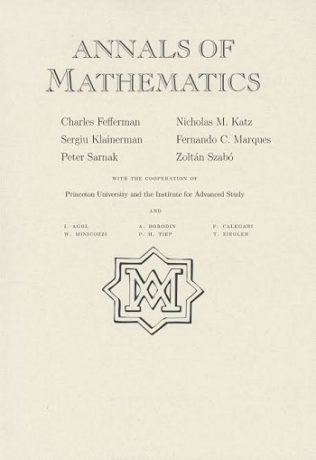 Annals of mathematics