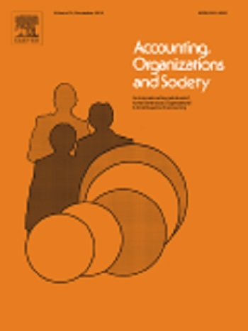 Accounting Organizations and Society
