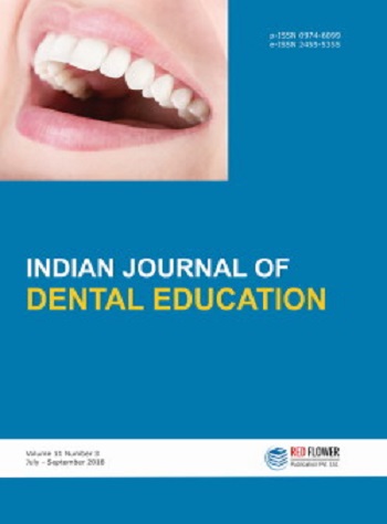 Indian Journal of Dental Education